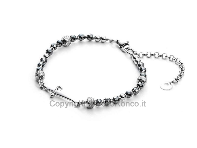 CESARE PACIOTTI GREY SHADOW ARGENTO E PIETRE 19CM
