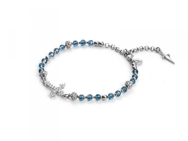 JPBR1332B - Cesare Paciotti Amazing Cross Blu Pavè 17cm