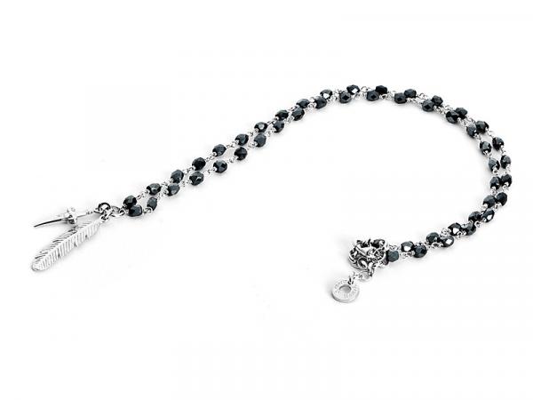 JPCL1102B - Collana Cesare Paciotti Feather Trendy Argento