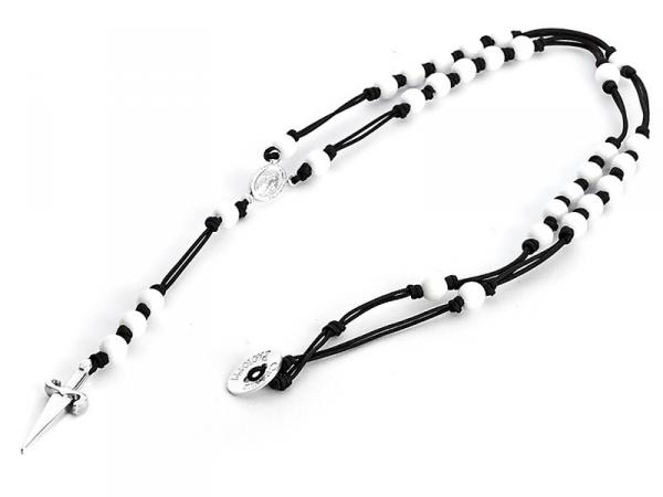 JPCL1108B - Collana Cesare Paciotti Faith Argento e Bianco