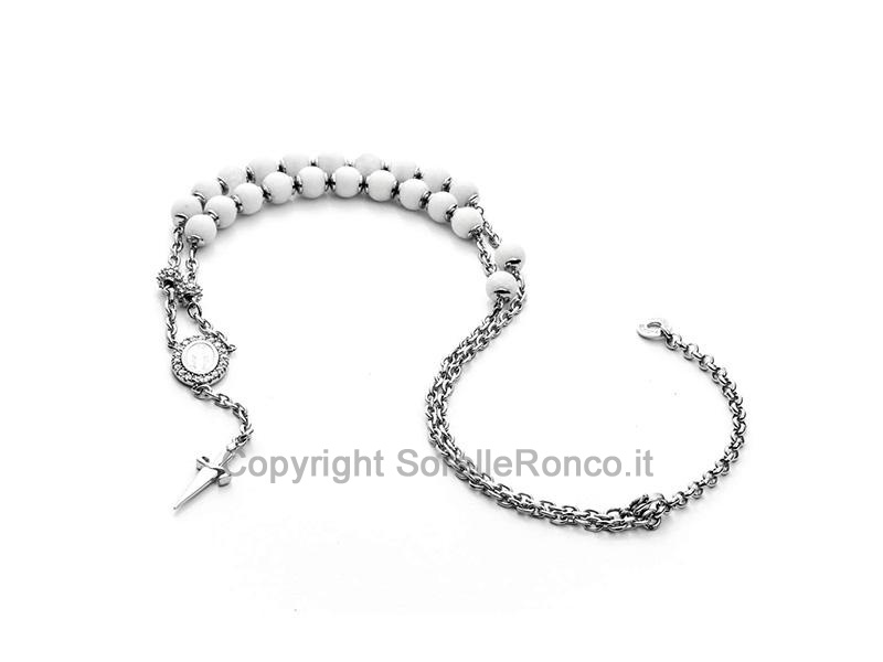 CESARE PACIOTTI WHITE FRAME ARGENTO PAVÈ 48CM