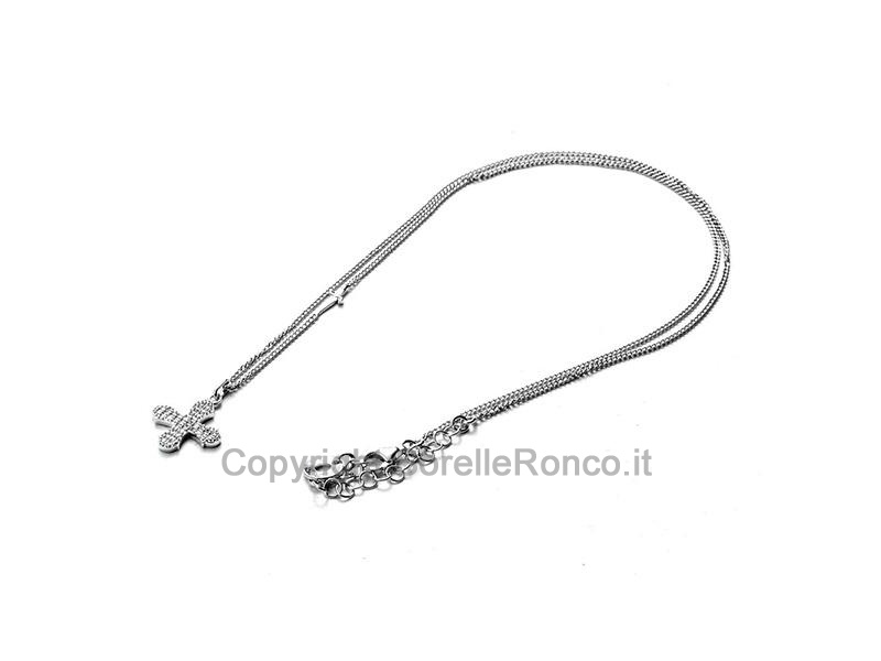 CESARE PACIOTTI PLANAL CROSSING CROCE PAVÈ 45,5CM