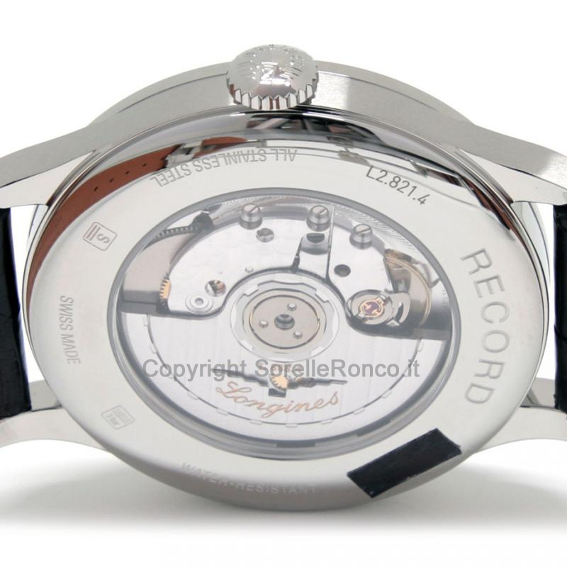 LONGINES RECORD AUTOMATICO CHRONOMETER 40MM SILVER
