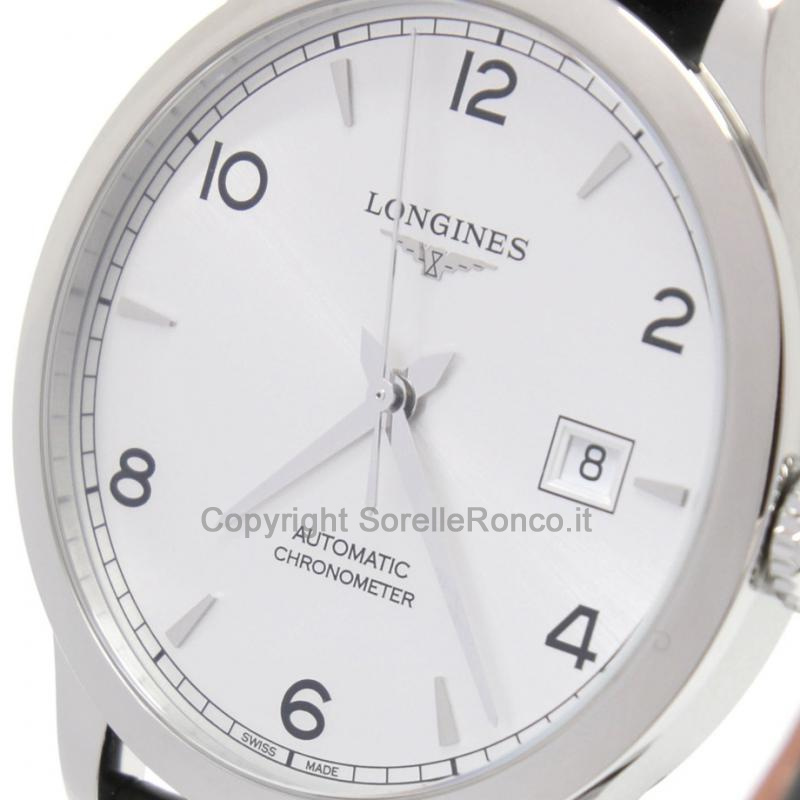 LONGINES RECORD AUTOMATICO CHRONOMETER 40MM SILVER