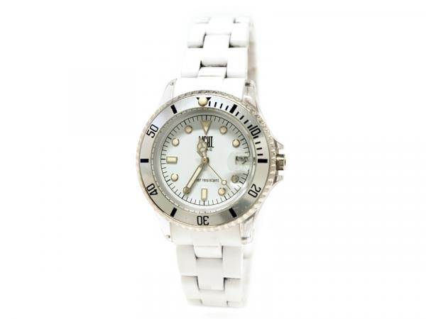 LA0198 - Light Time 32mm Bianco Chrono Quarzo Acciaio