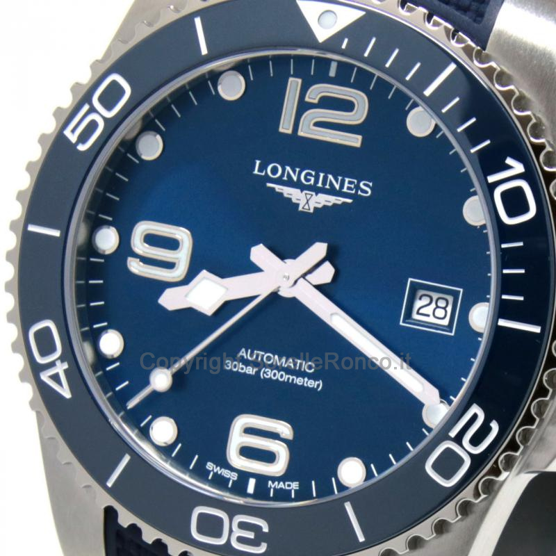 LONGINES HYDROCONQUEST 41MM AUTO BLU CAUCCIÙ