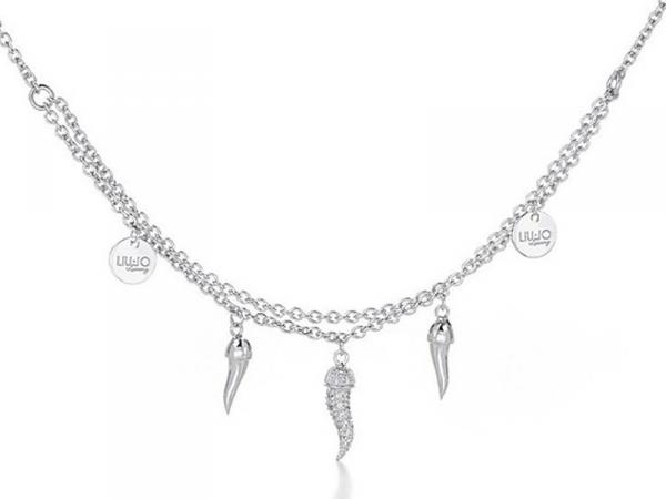 LJ265 - Collana Liu Jo Argento Cornetti