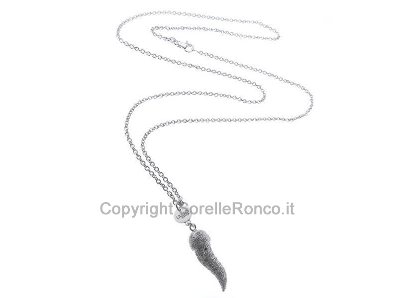 COLLANA ARGENTO LIU-JO CORNETTO