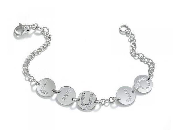 LJ306 - Bracciale Liu-Jo Medagliette Logo