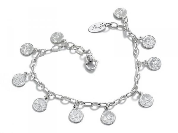 LJ309 - Bracciale Lui-Jo Monete Charms