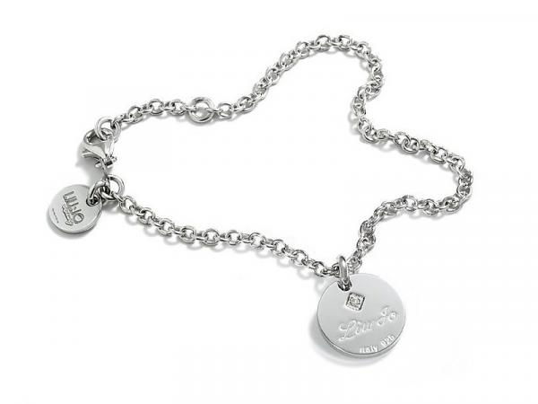 LJ312 - Bracciale Lui-Jo Medaglietta Zircone