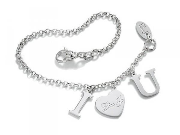 LJ316 - Bracciale Lui-Jo Lettere e Cuore
