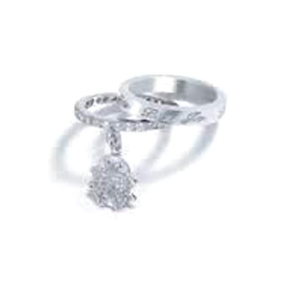 LJ327M16 - Anello Liu Jo Argento Pendente