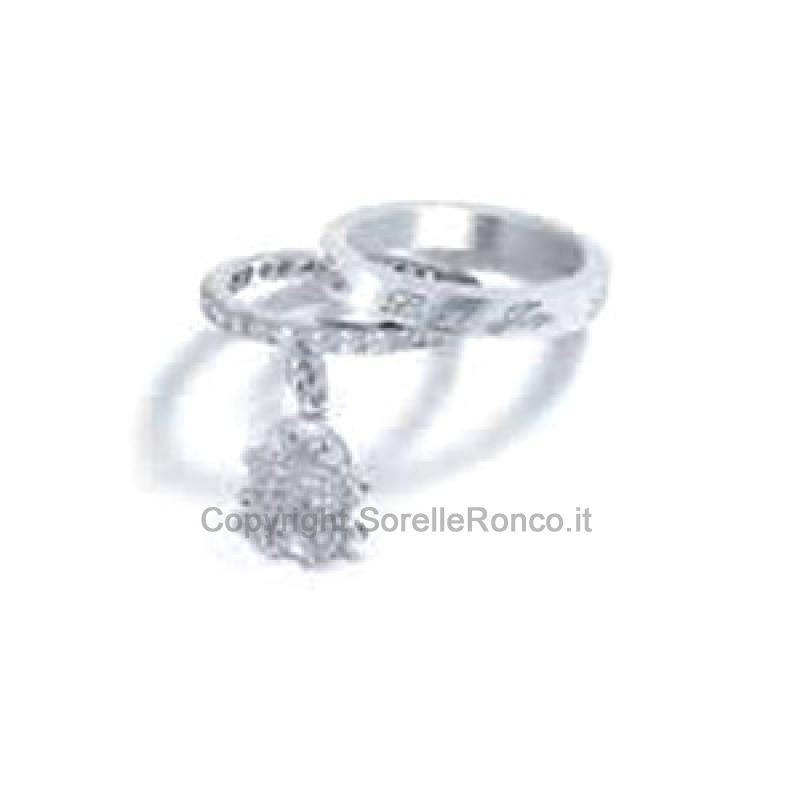 ANELLO LIU JO ARGENTO PENDENTE