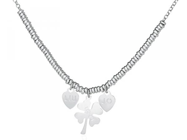 LJ343 - Collana Liu Jo Argento con Quadrifoglio