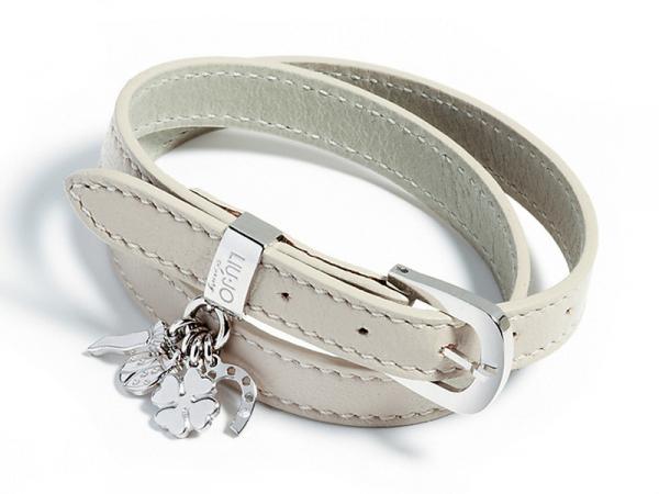LJ429 - Bracciale Lui-Jo Lucky Love Cuoio Sabbia