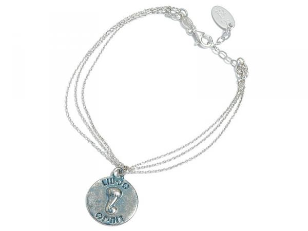 LJ436 - Bracciale Lui-Jo Medaglia Brunita