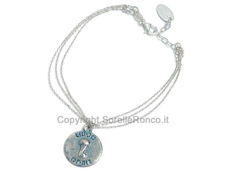 BRACCIALE LUI-JO MEDAGLIA BRUNITA