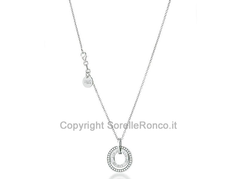 COLLANA LIU JO ARGENTO CON ZIRCONI