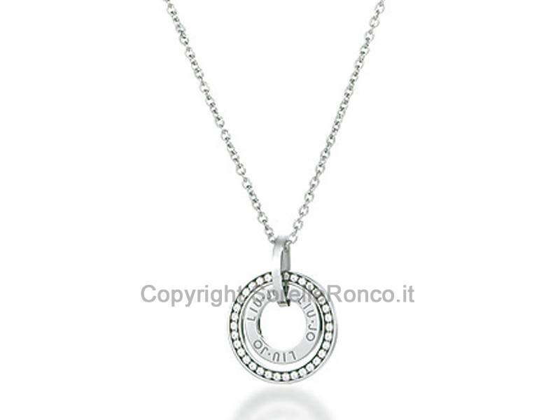 COLLANA LIU JO ARGENTO CON ZIRCONI
