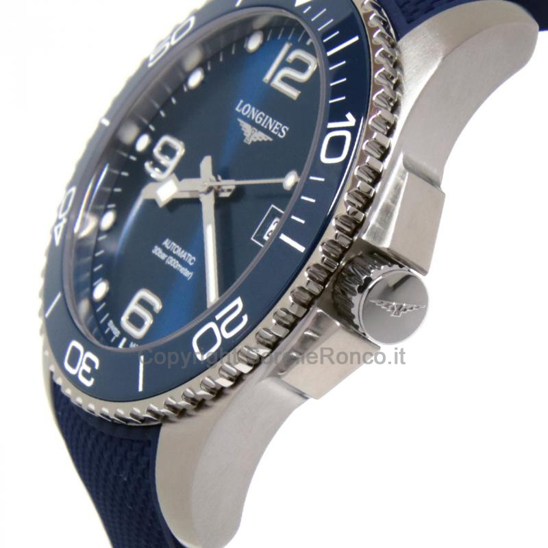 LONGINES HYDROCONQUEST 41MM AUTO BLU CAUCCIÙ