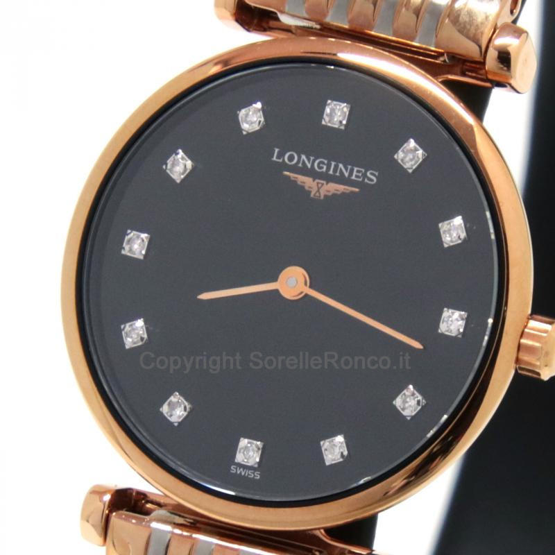 LONGINES LA GRAND CLASSIQUE NERO 29MM DIAMANTI