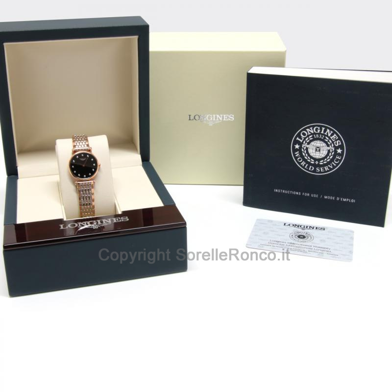 LONGINES LA GRAND CLASSIQUE NERO 29MM DIAMANTI
