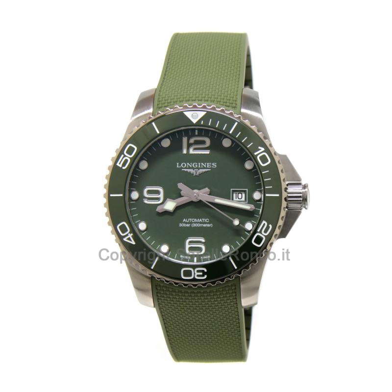 LONGINES HYDROCONQUEST VERDE 43MM GOMMA