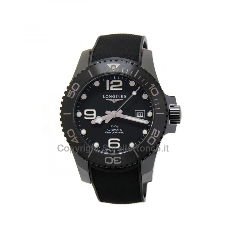 LONGINES HYDROCONQUEST 43MM AUTO NERO CAUCCIÙ