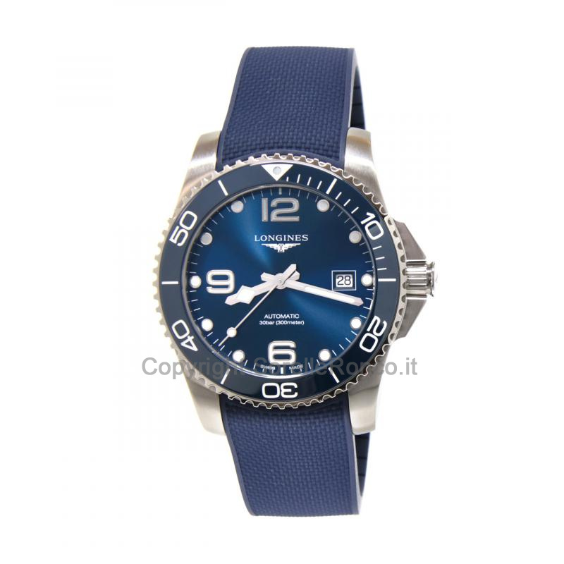 LONGINES HYDROCONQUEST 41MM AUTO BLU CAUCCIÙ