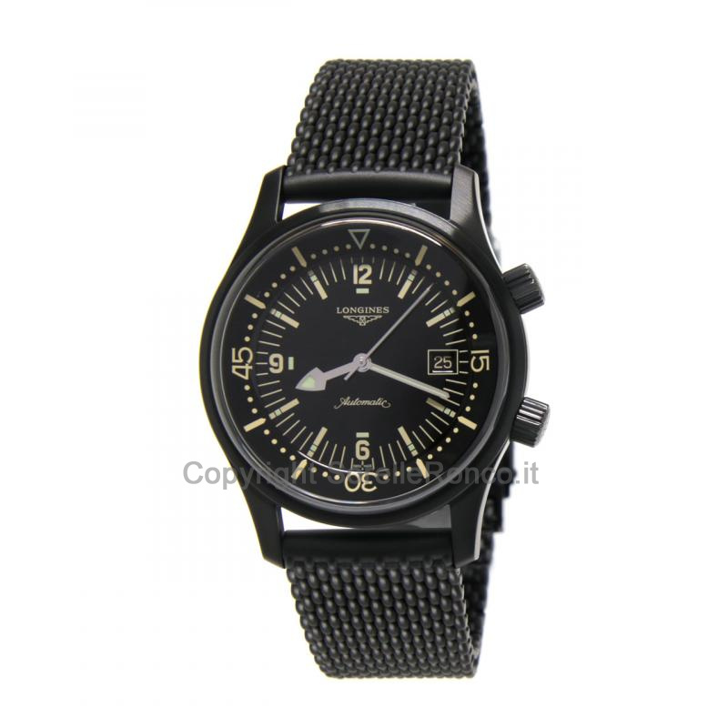 LONGINES LEGEND DIVER 42MM NERO PVD AUTOMATICO