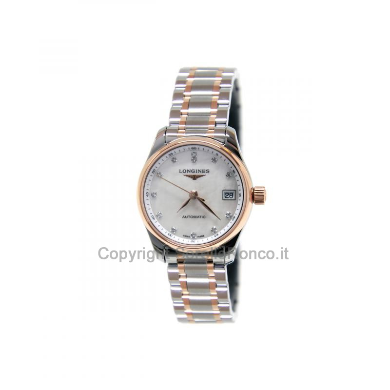 LONGINES MASTER OROROSA 18KT  25MM