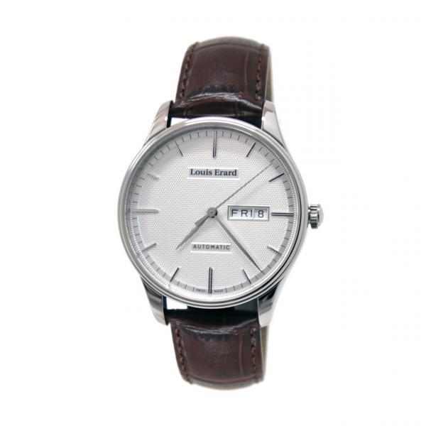 72288AA21-BAAC80 - Louis Erard Heritage Argento 41mm Automatico