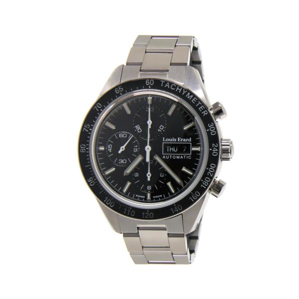 78109AA02-BMA29 - Louis Erard Sportive Nero 44mm Auto Chrono Acciaio