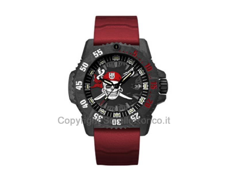 LUMINOX SEA SERIE JOLLY ROGER ROSSO 46MM