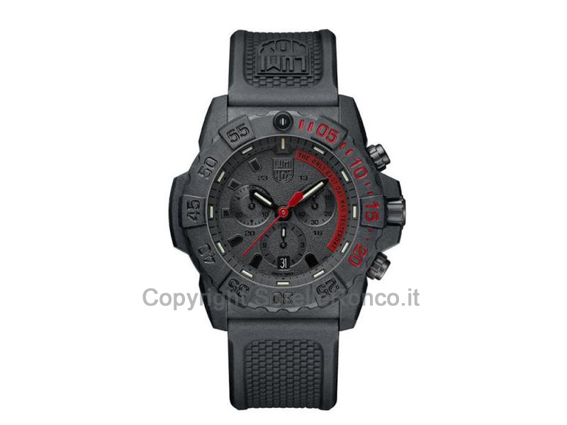 LUMINOX NAVY SEAL CHRONO GOMMA NERA CARBONOX 45MM