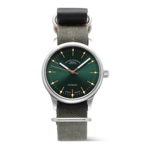 M1-40-76-NB - Mühle Glashütte Panova Verde 40mm NATO Verde