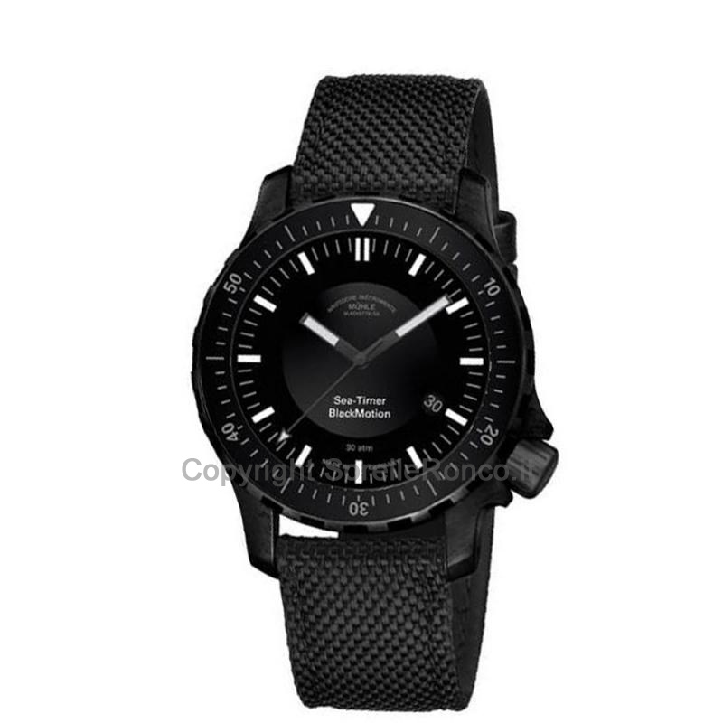 MÜHLE GLASHÜTTE SEA TIMER BLACKMOTION 44MM AUTO