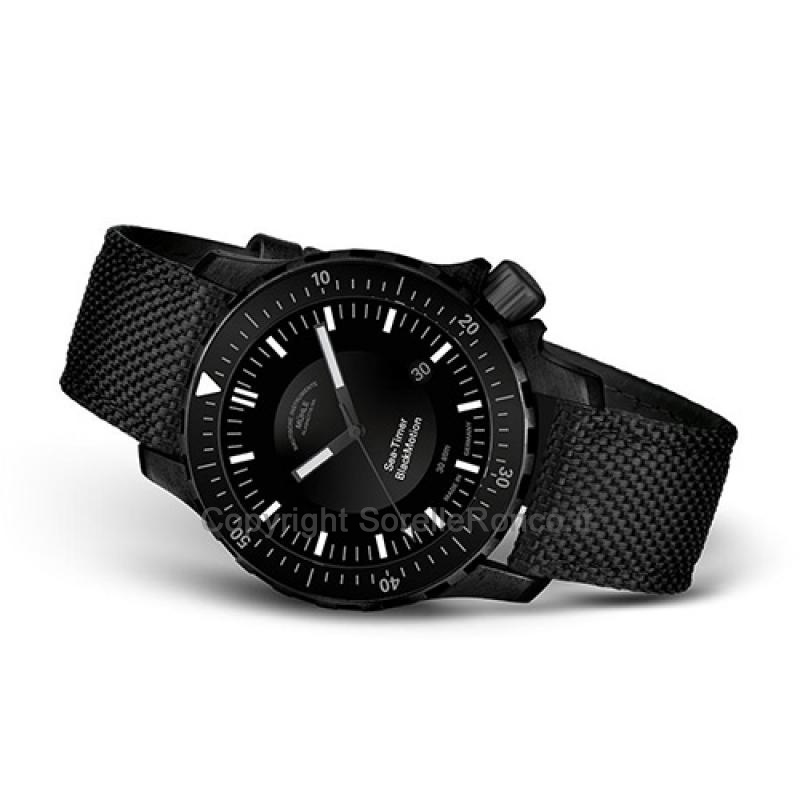 MÜHLE GLASHÜTTE SEA TIMER BLACKMOTION 44MM AUTO