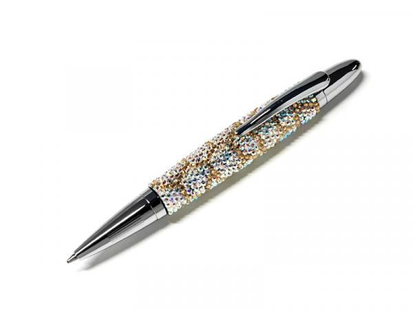 MINI161 - Penna Sfera Mini Swarovski Arcobaleno