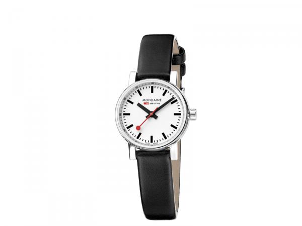 MSE-26110-LB - Mondaine Evo2 Petite 26mm Pelle Nera