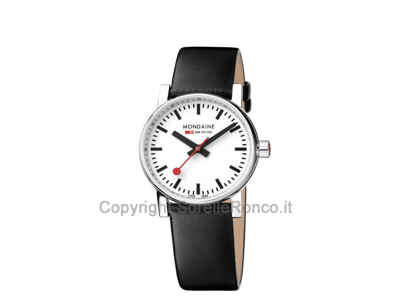 MONDAINE EVO2 SBB 30MM PELLE NERA