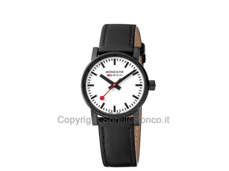 MONDAINE EVO2 SBB 30MM PVD NERO