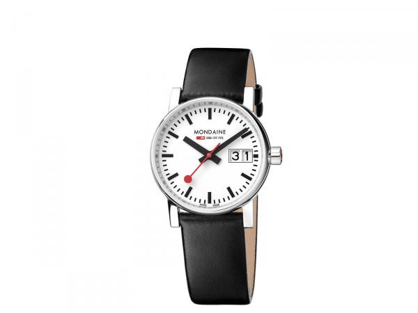 MSE-30210-LB - Mondaine Evo2 SBB Big Date 30mm Nero