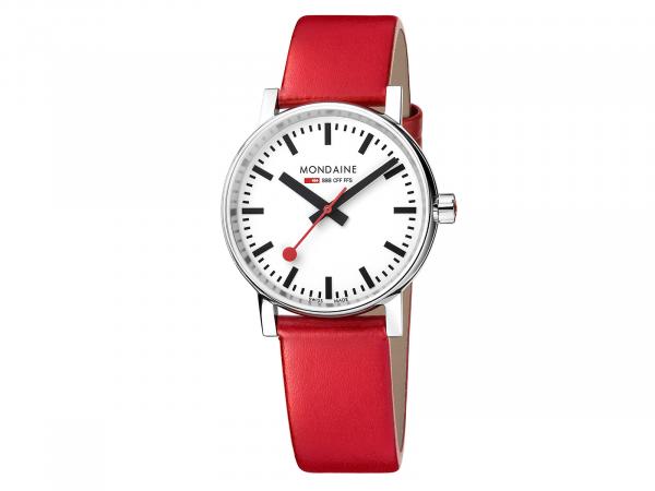 MSE-35110-LC - Mondaine Evo2 SBB 35mm Rosso