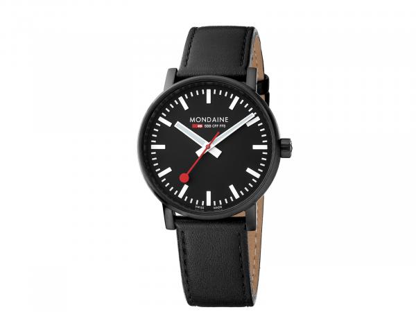 MSE-40121-LB - Mondaine Evo2 SBB 40mm PVD Black