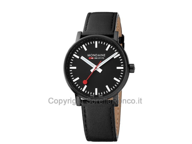 MONDAINE EVO2 SBB 40MM PVD BLACK