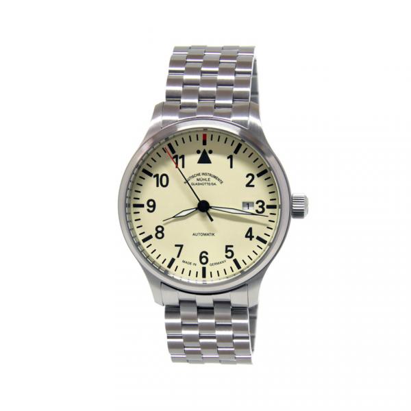 M1-37-47-MB - Mühle Glashütte Terrasport II Crema 40mm Acciaio