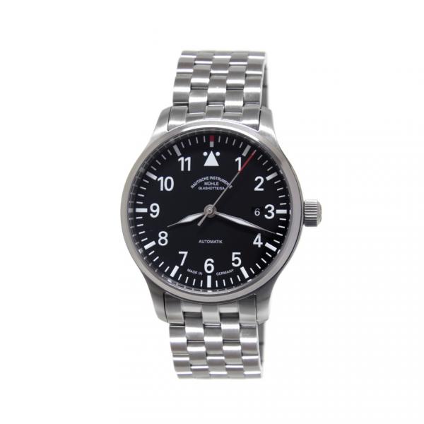 M1-37-44-MB - Mühle Glashütte Terrasport II Nero 42mm Acciaio