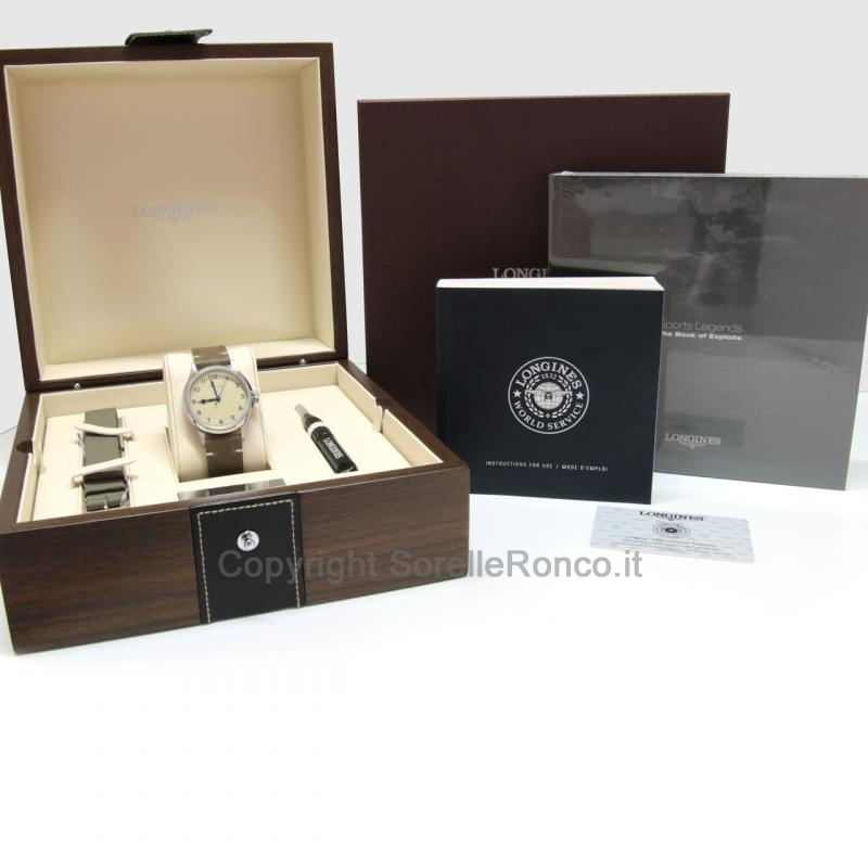 LONGINES HERITAGE MILITARY BEIGE 38,5MM